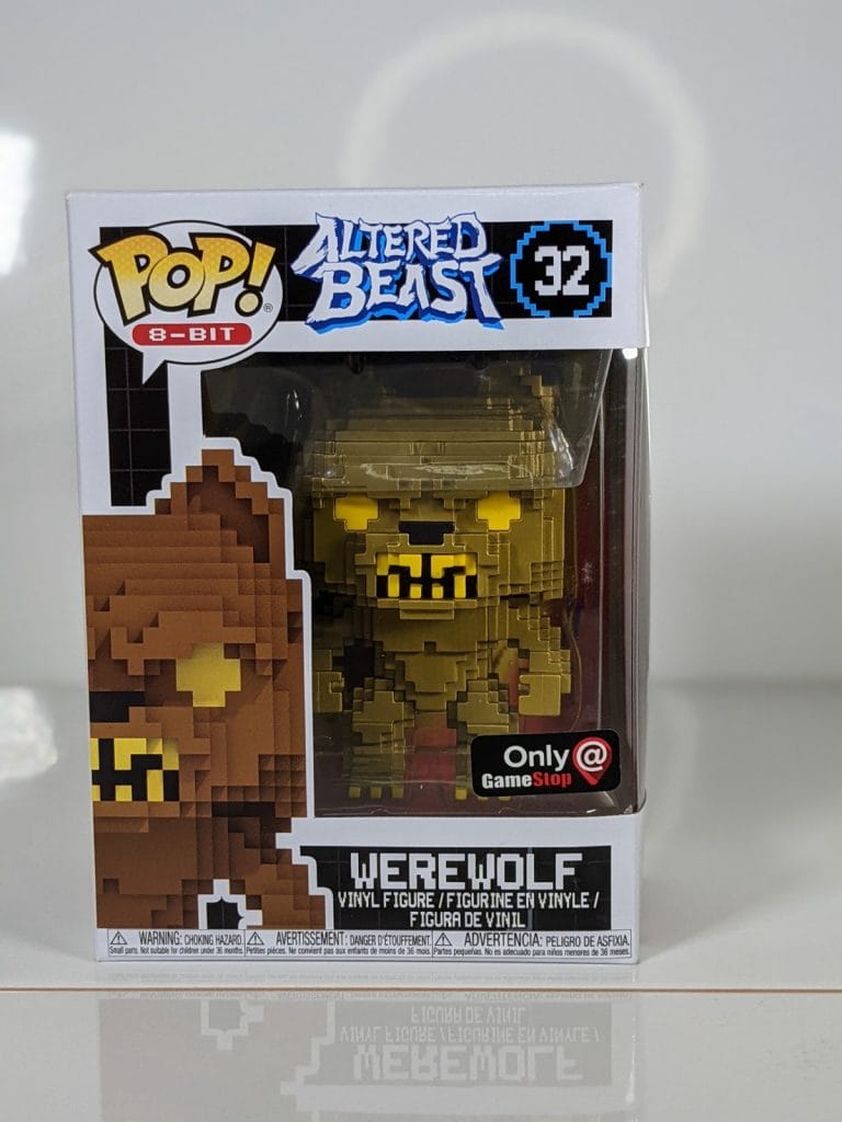 Funko Pop 8bit Altered Beast Werewolf Gold Sega Genesis 30th Arcade Nes for sale online